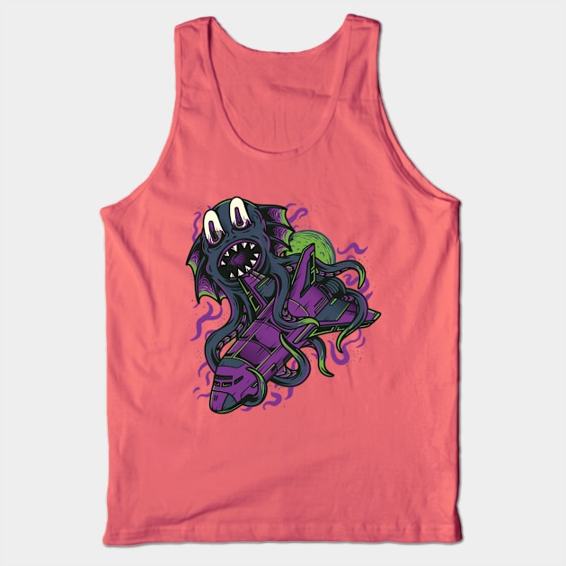 Intergalactic Alien Joyride Tank Top by LittleBunnySunshine